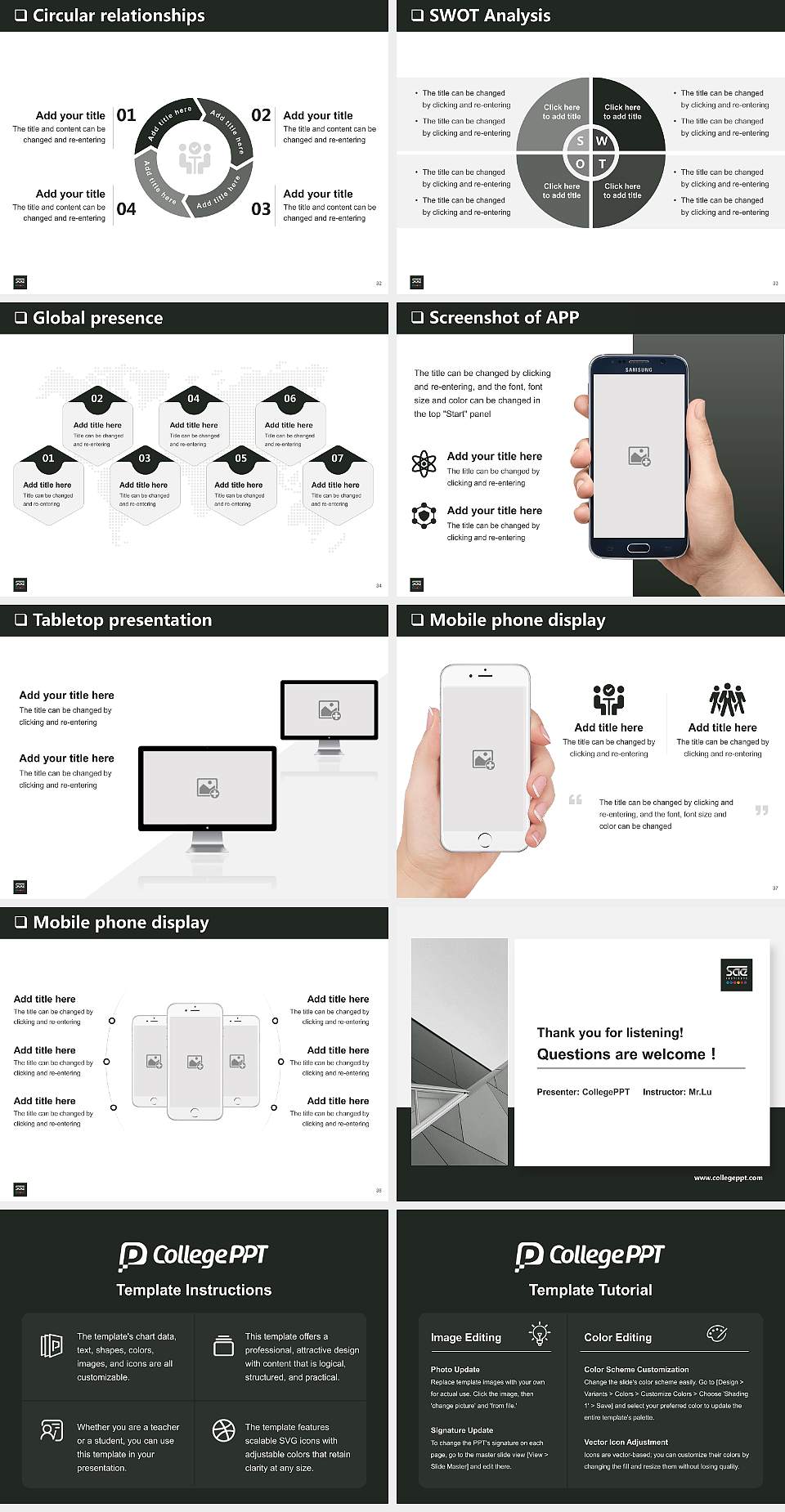 Sae Institute of Technology-Chicago General Purpose PPT Template4:3 ratio PPT effect preview image5