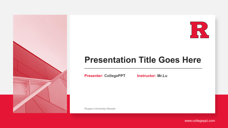 Rutgers UniversityNewark General Purpose PPT Template_CollegePPT