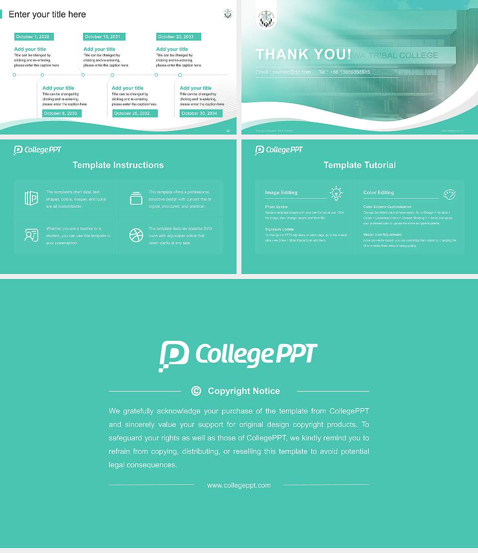 Saginaw Chippewa Tribal College Lecture Sharing and Networking Event PPT Template16:9 ratio PPT effect preview image4