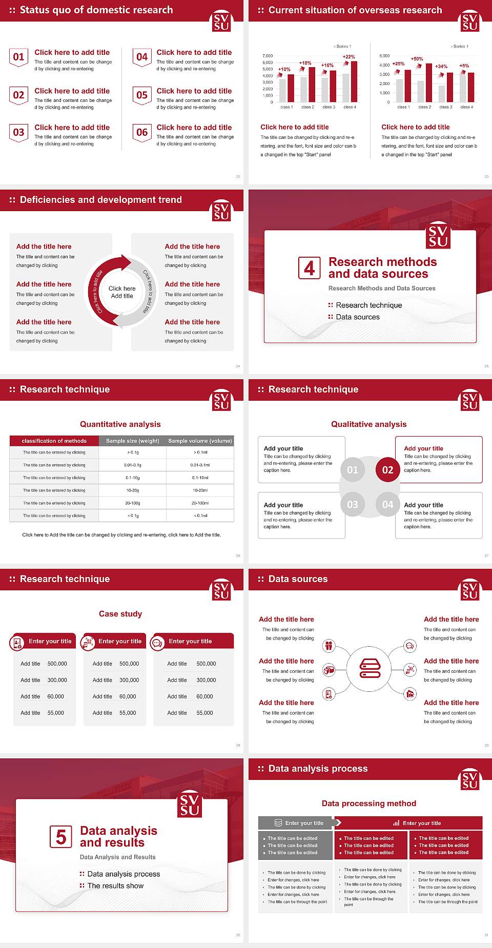 Saginaw Valley State University Graduation Thesis Defense PPT Template4:3 ratio PPT effect preview image4
