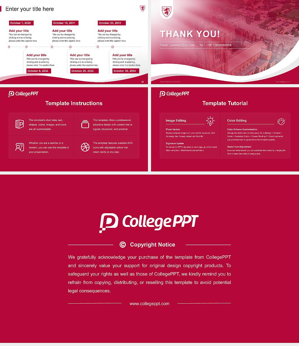 Sacred Heart Major Seminary Lecture Sharing and Networking Event PPT Template16:9 ratio PPT effect preview image4