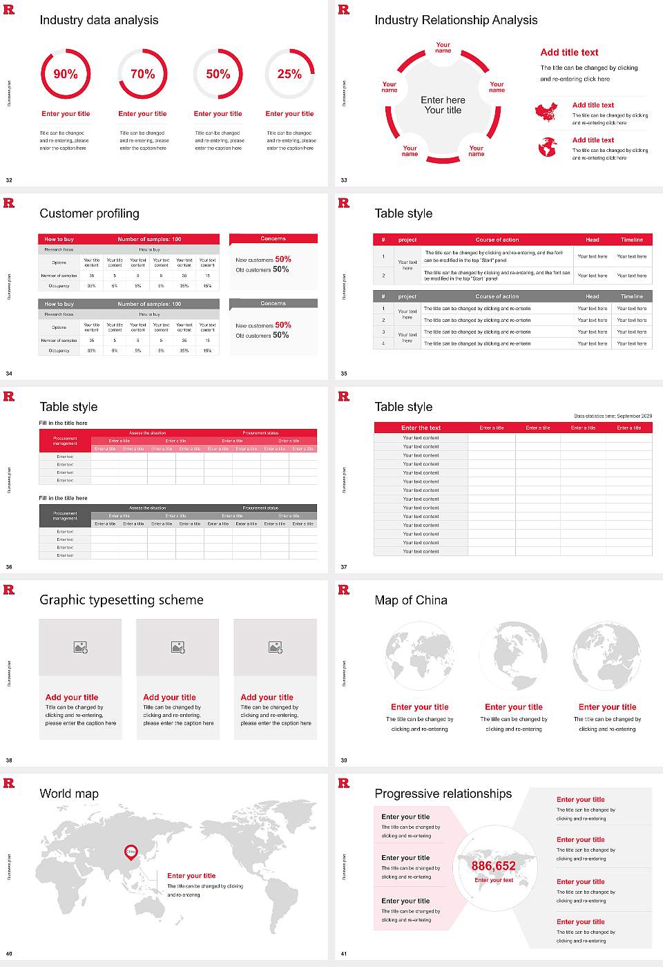 Rutgers University-Newark Competition/Entrepreneurship Contest PPT Template16:9 ratio PPT effect preview image5