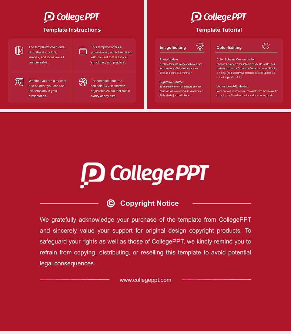 Saginaw Valley State University Course/Courseware Creation PPT Template4:3 ratio PPT effect preview image5