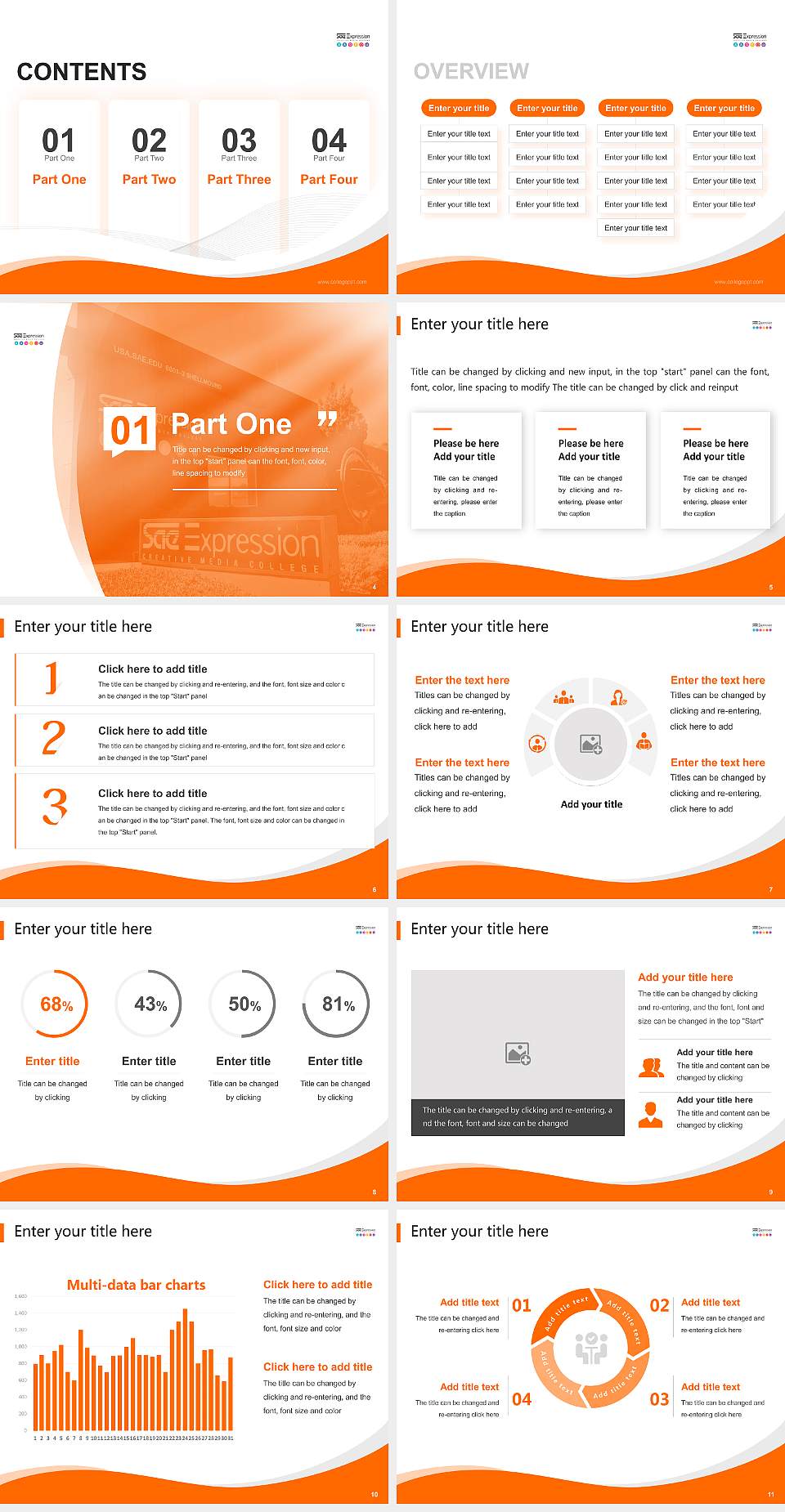 Sae Expression College Lecture Sharing and Networking Event PPT Template4:3 ratio PPT effect preview image2