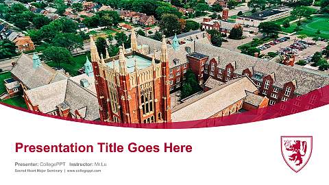 Sacred Heart Major Seminary Course/Courseware Creation PPT Template