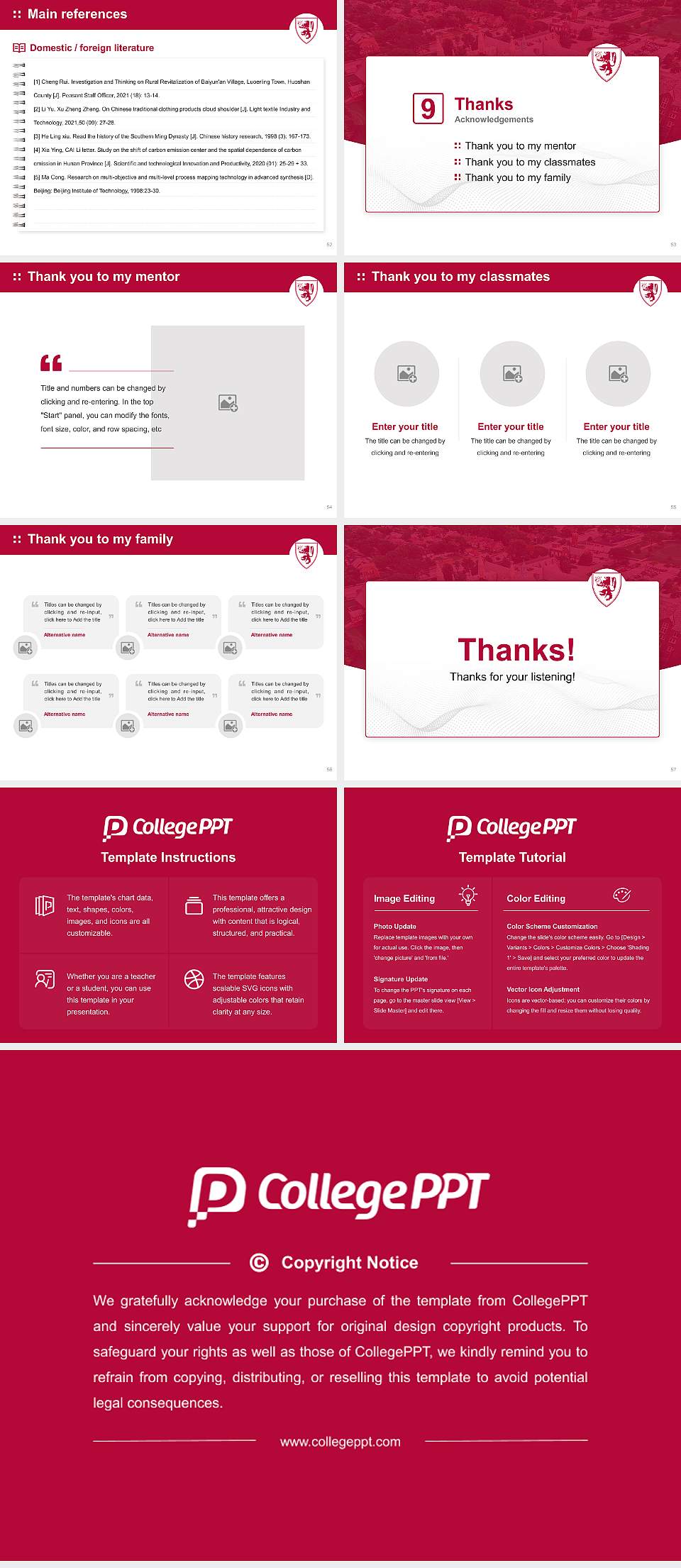 Sacred Heart Major Seminary Graduation Thesis Defense PPT Template4:3 ratio PPT effect preview image7