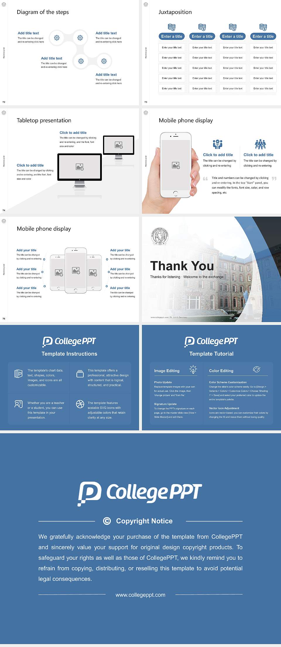 St John’S Seminary Competition/Entrepreneurship Contest PPT Template4:3 ratio PPT effect preview image9
