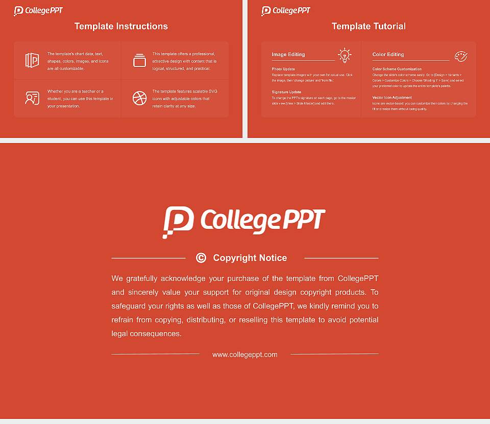 St. John’s College Academic Presentation/Research Findings Report PPT Template16:9 ratio PPT effect preview image5