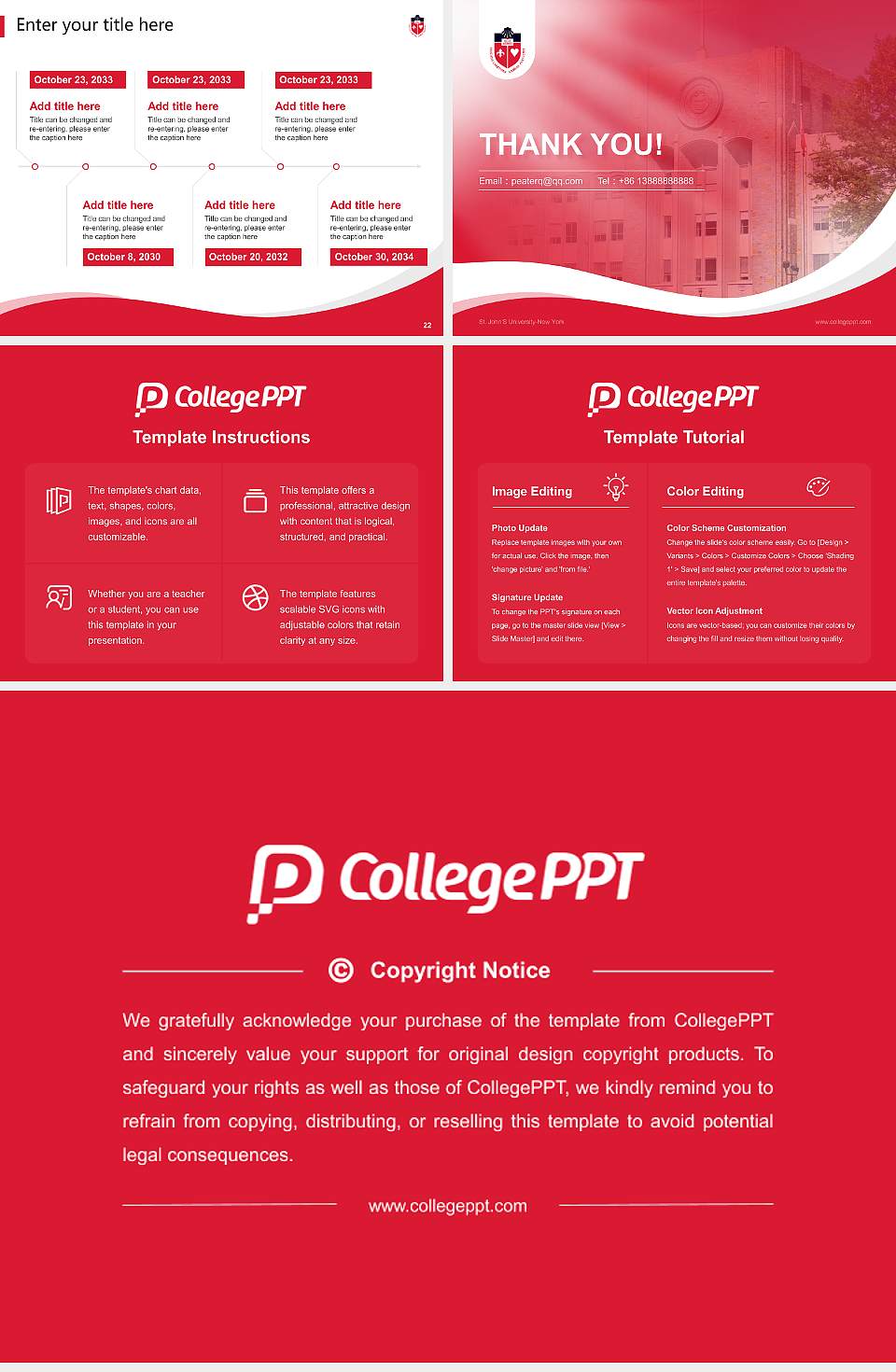 St. John’S University-New York Lecture Sharing and Networking Event PPT Template4:3 ratio PPT effect preview image4