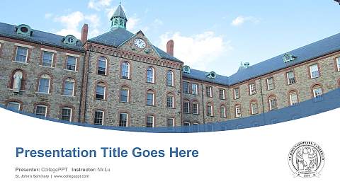 St John’S Seminary Course/Courseware Creation PPT Template