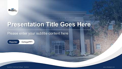 Southern Technical College – Sanford Lecture Sharing and Networking Event PPT Template