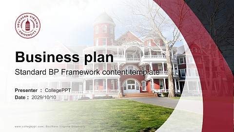 Southern Virginia University Competition/Entrepreneurship Contest PPT Template