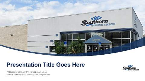 Southern Technical College Orlando Course/Courseware Creation PPT Template