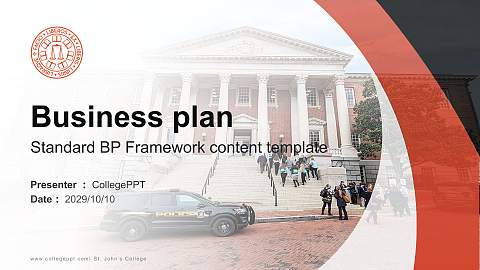St. John’s College Competition/Entrepreneurship Contest PPT Template