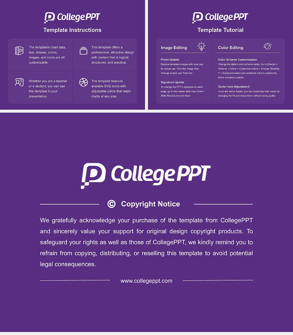 St Catherine University Academic Presentation/Research Findings Report PPT Template4:3 ratio PPT effect preview image5