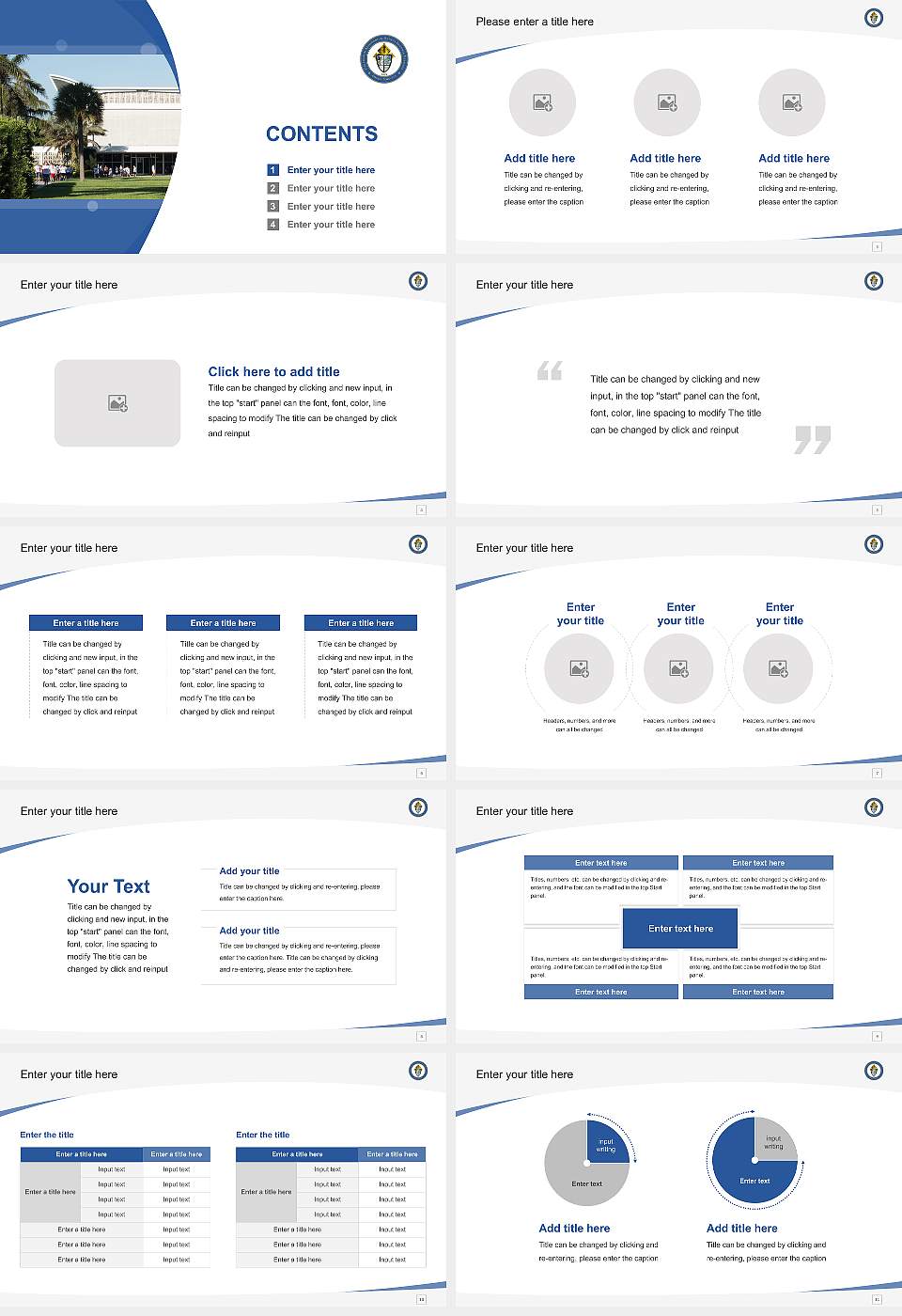 St. John Vianney College Seminary Course/Courseware Creation PPT Template16:9 ratio PPT effect preview image2