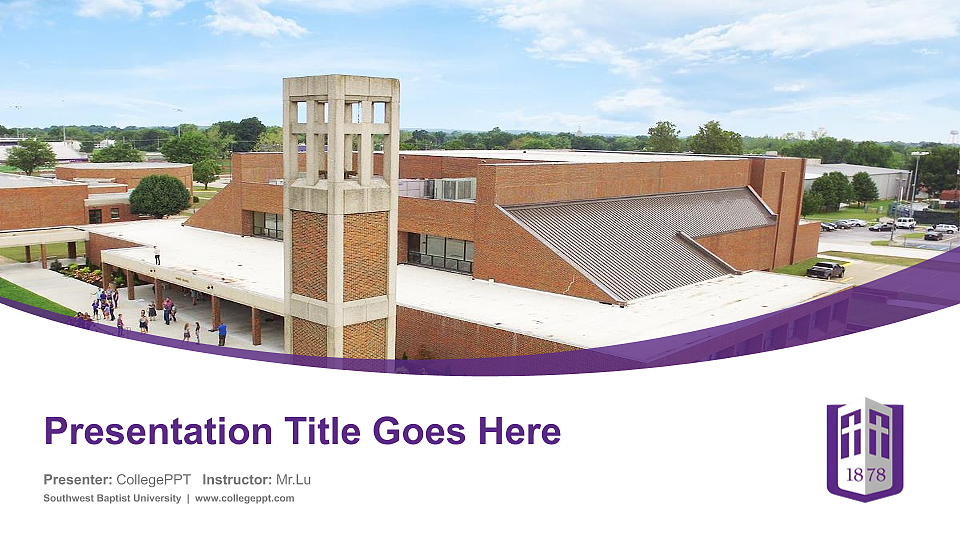 Southwest Baptist University Course/Courseware Creation PPT Template