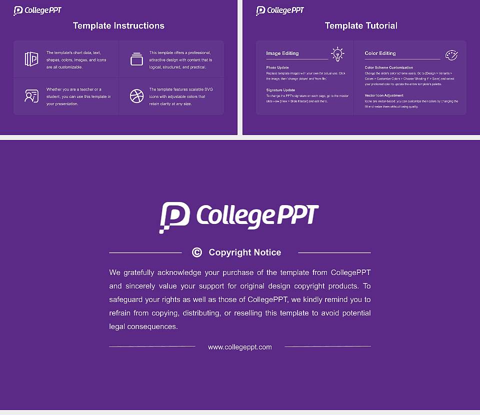 Southwest Baptist University Course/Courseware Creation PPT Template16:9 ratio PPT effect preview image5