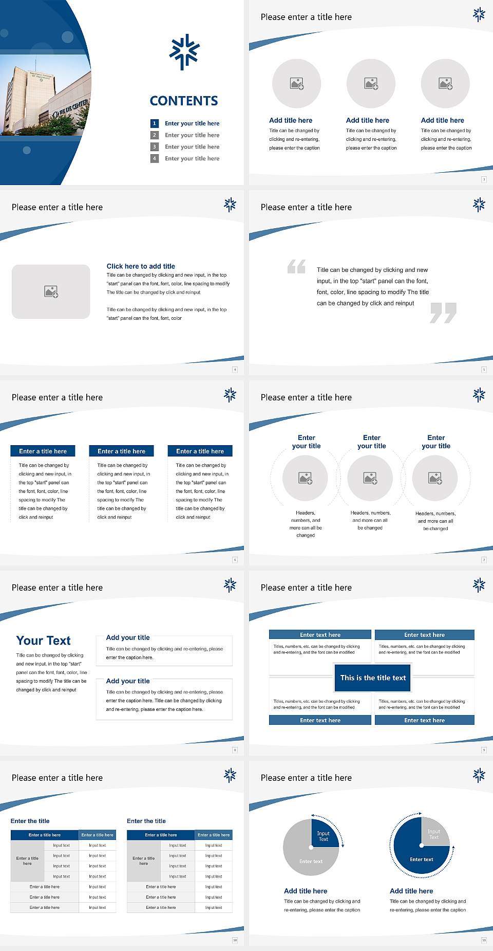 Southern College of Optometry Course/Courseware Creation PPT Template4:3 ratio PPT effect preview image2