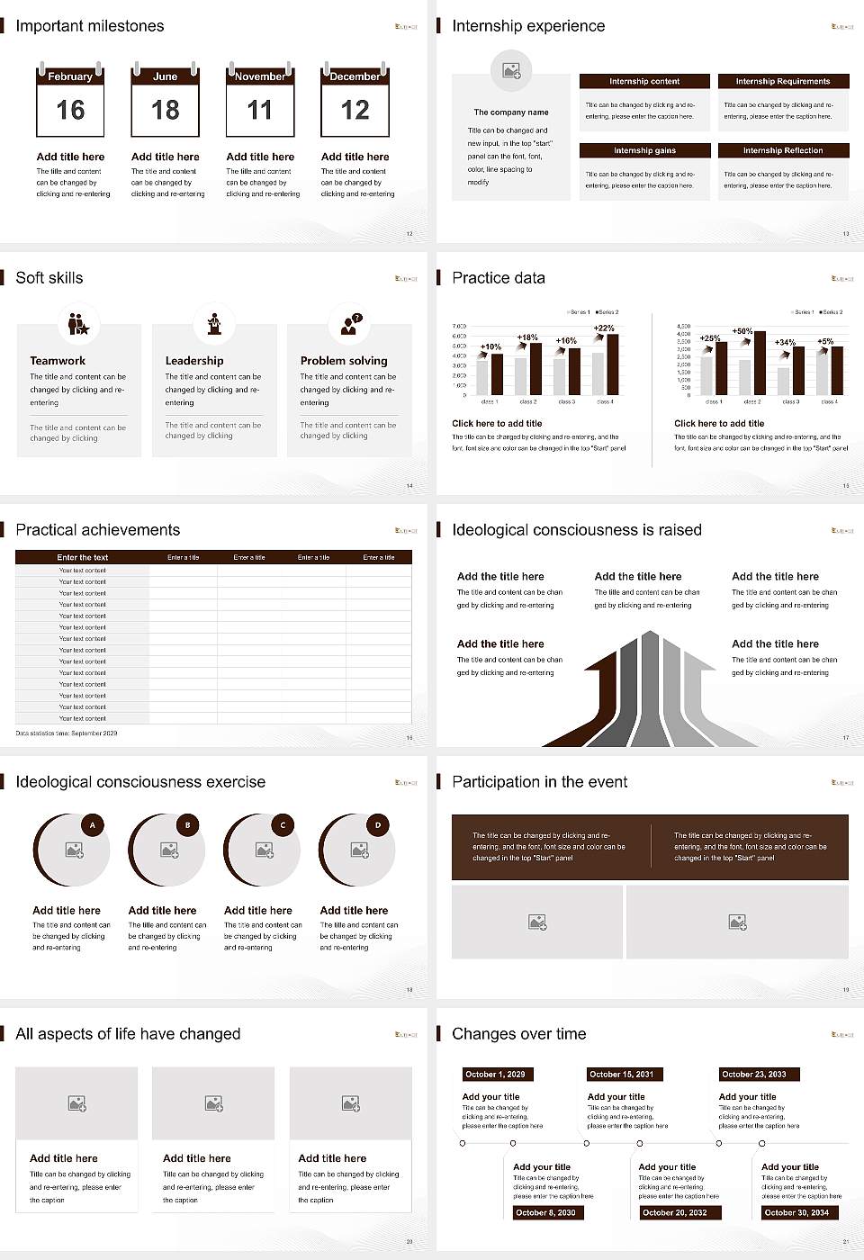 Southwest Minnesota State University National Scholarship Defense PPT Template16:9 ratio PPT effect preview image3