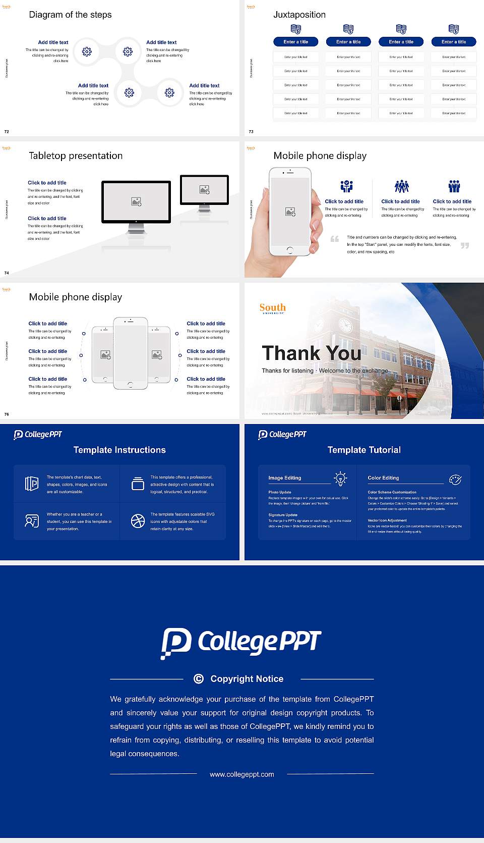 South University-Richmond Competition/Entrepreneurship Contest PPT Template16:9 ratio PPT effect preview image9
