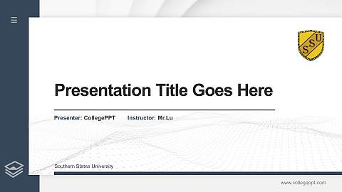 Southern States University Thesis Proposal/Graduation Defense PPT Template