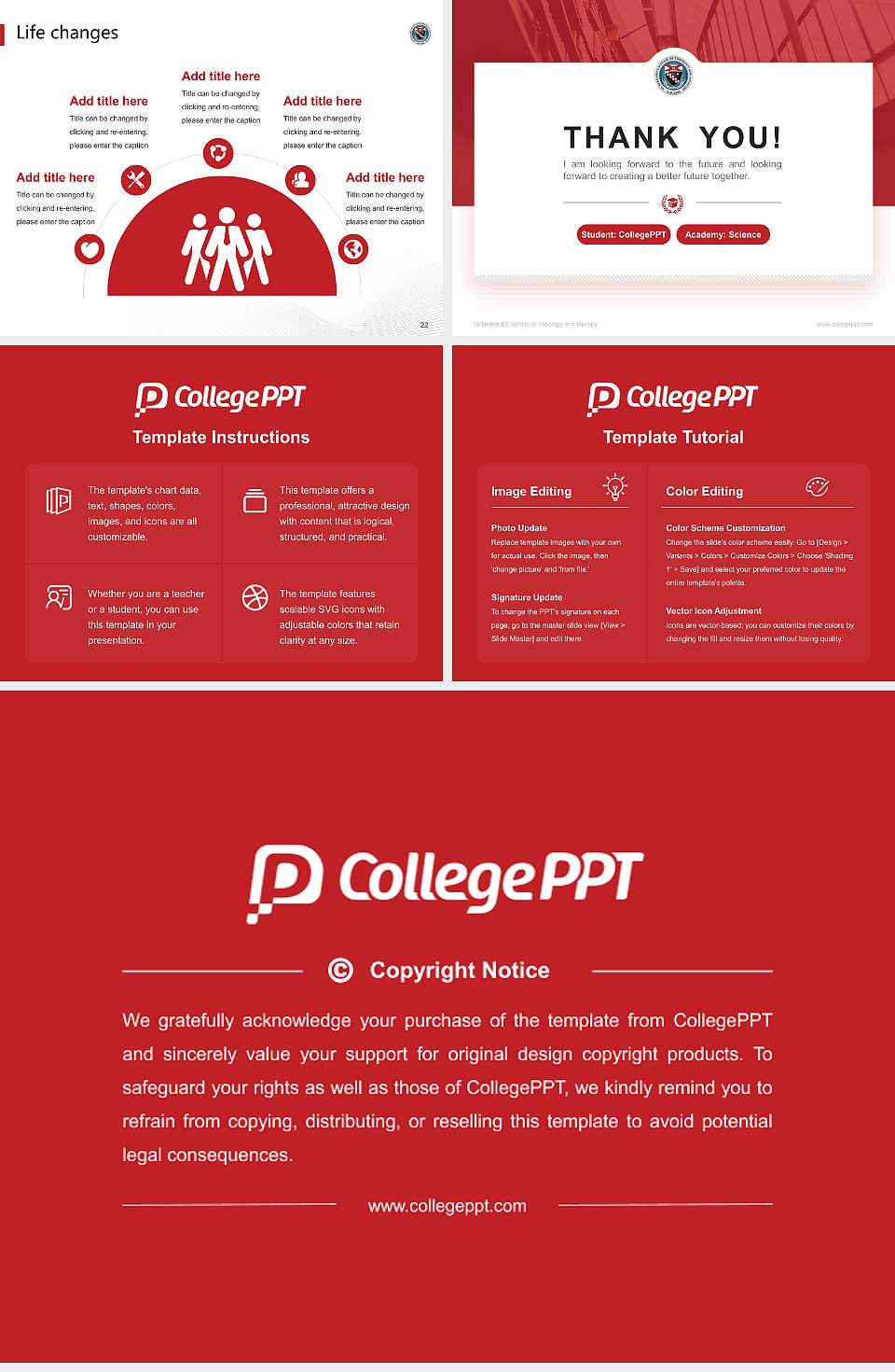 St Bernard’S School of Theology and Ministry National Scholarship Defense PPT Template4:3 ratio PPT effect preview image4