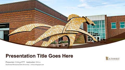 Southwest Minnesota State University Course/Courseware Creation PPT Template