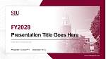 Southern Illinois University-Carbondale Academisch PPT-sjabloon
