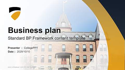 St Olaf College Competition/Entrepreneurship Contest PPT Template