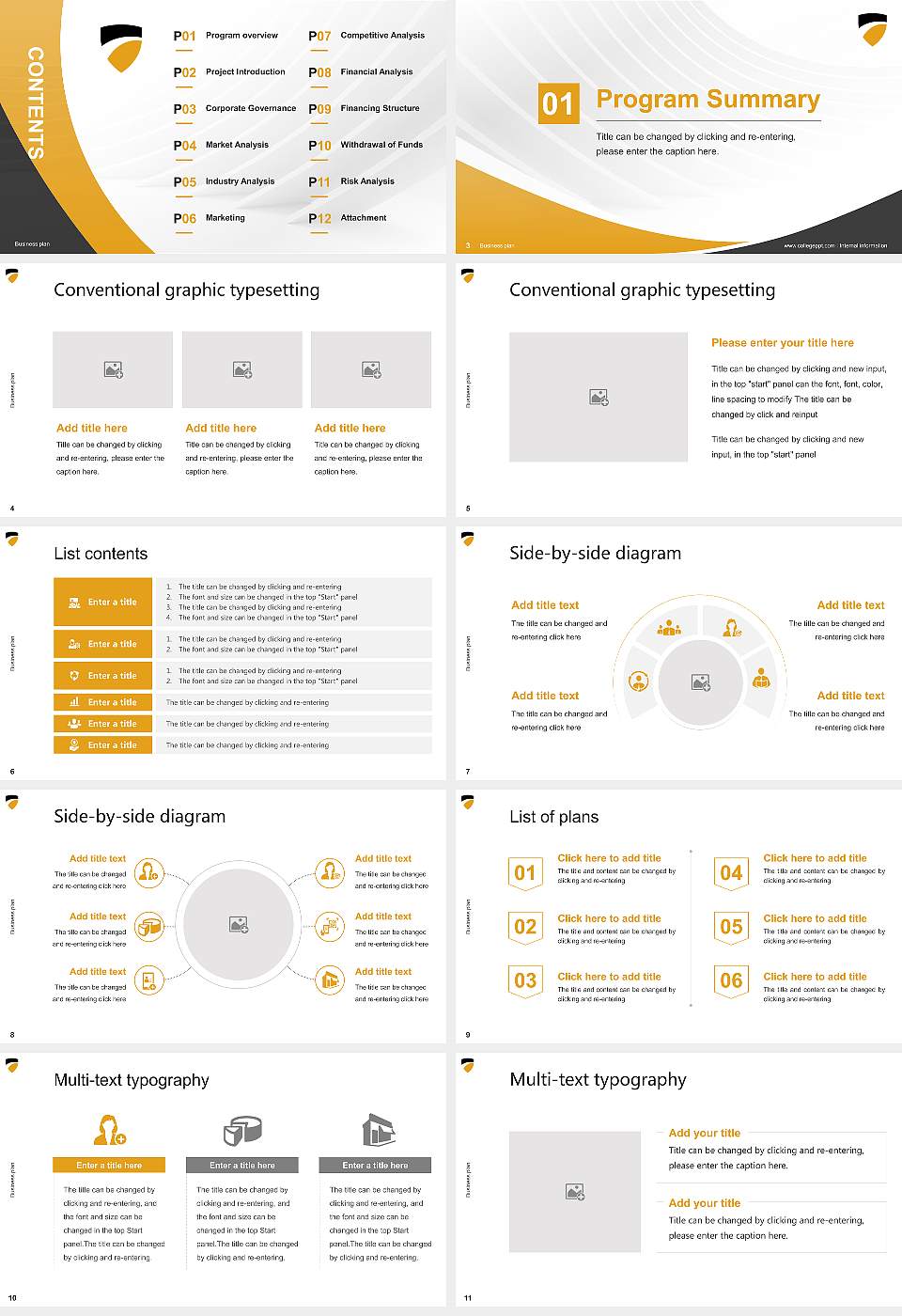 St Olaf College Competition/Entrepreneurship Contest PPT Template16:9 ratio PPT effect preview image2
