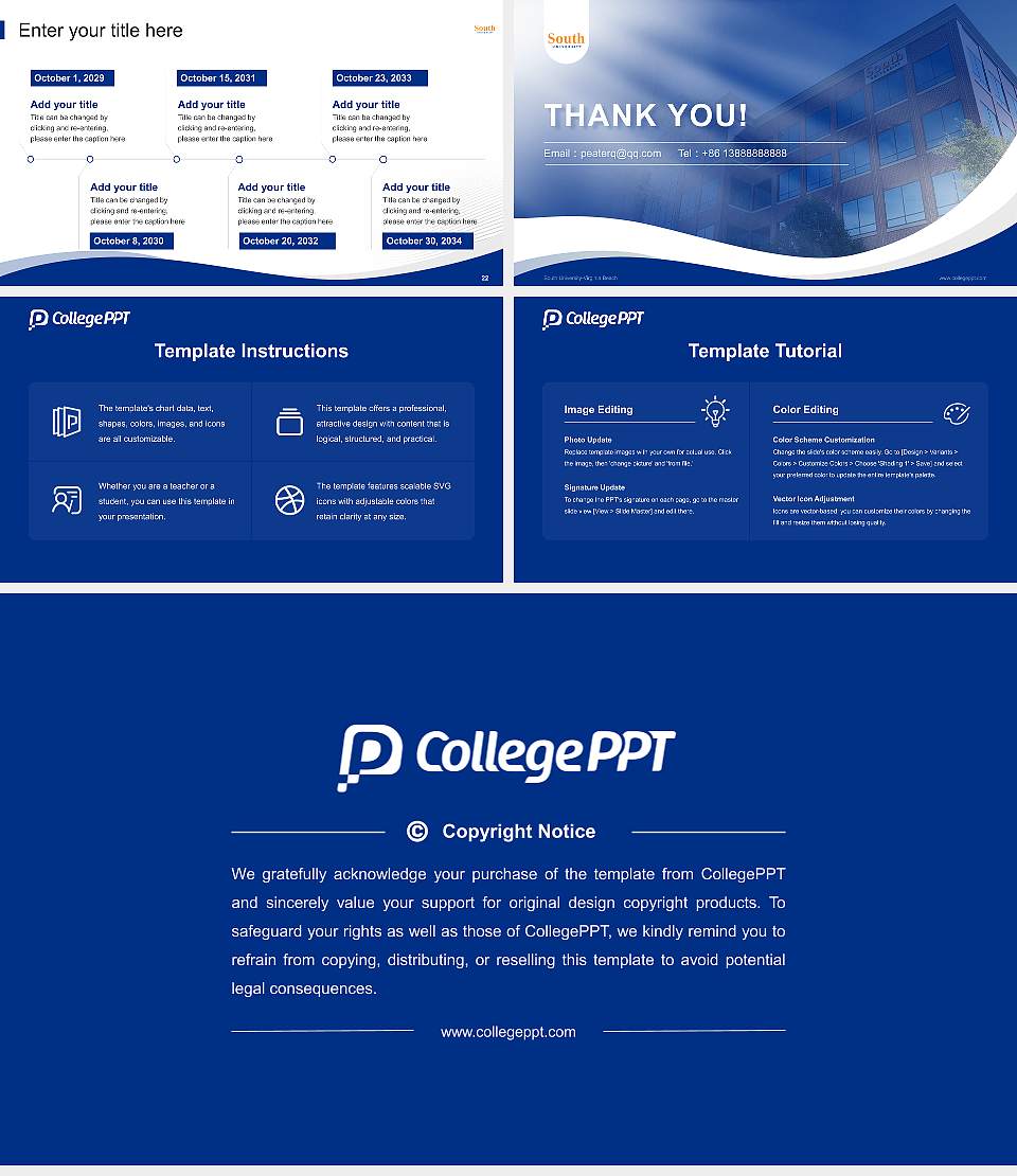 South University-Virginia Beach Lecture Sharing and Networking Event PPT Template16:9 ratio PPT effect preview image4