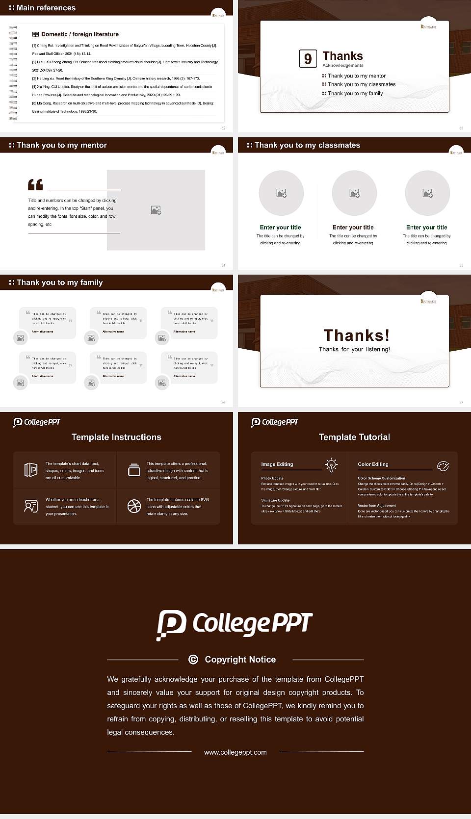 Southwest Minnesota State University Graduation Thesis Defense PPT Template16:9 ratio PPT effect preview image7