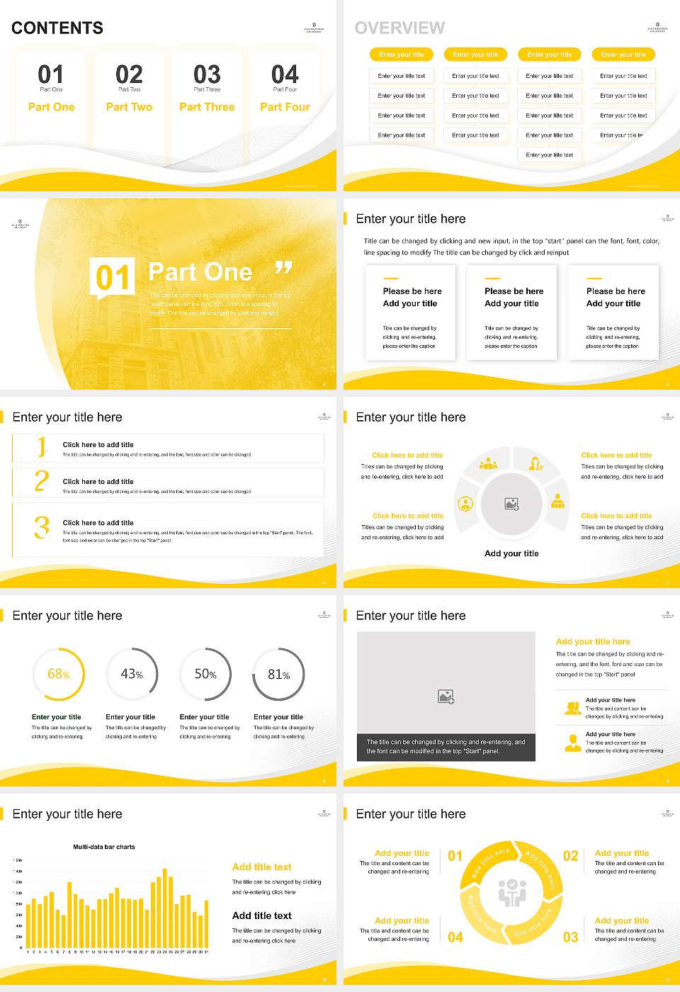 Southwestern University Lecture Sharing and Networking Event PPT Template16:9 ratio PPT effect preview image2