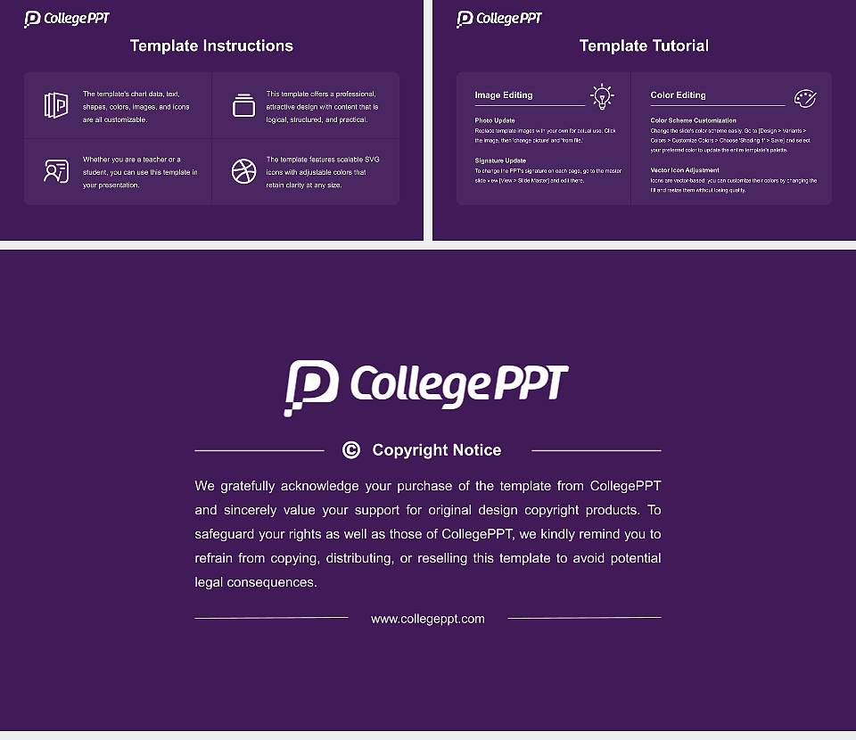 Southwestern Law School Course/Courseware Creation PPT Template16:9 ratio PPT effect preview image5