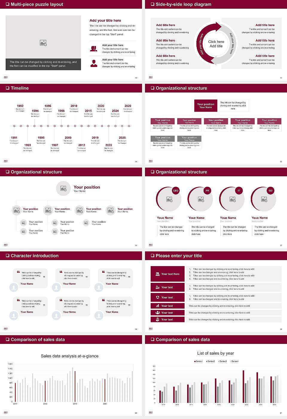 Southern Illinois University-Carbondale General Purpose PPT Template16:9 ratio PPT effect preview image3