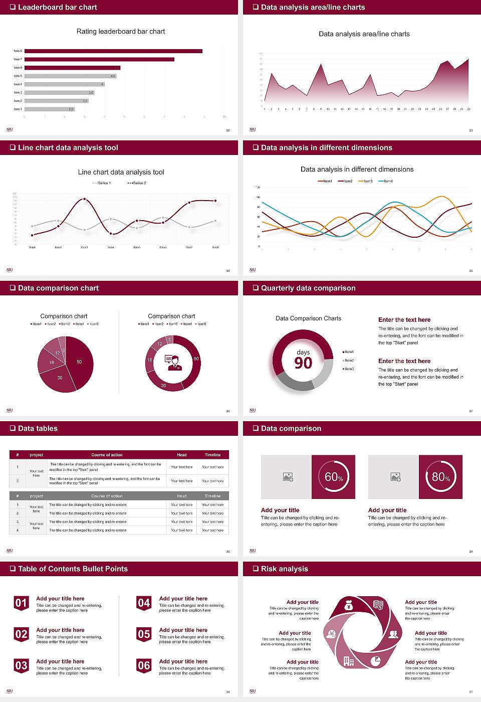 Southern Illinois University-Carbondale General Purpose PPT Template16:9 ratio PPT effect preview image4