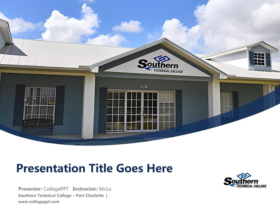 Southern Technical College – Port Charlotte Course/Courseware Creation PPT Template4:3 ratio PPT effect preview image5