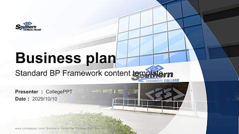Southern Technical College Fort Myers Competition/Entrepreneurship Contest PPT Template