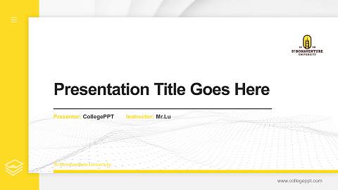 St Bonaventure University Thesis Proposal/Graduation Defense PPT Template
