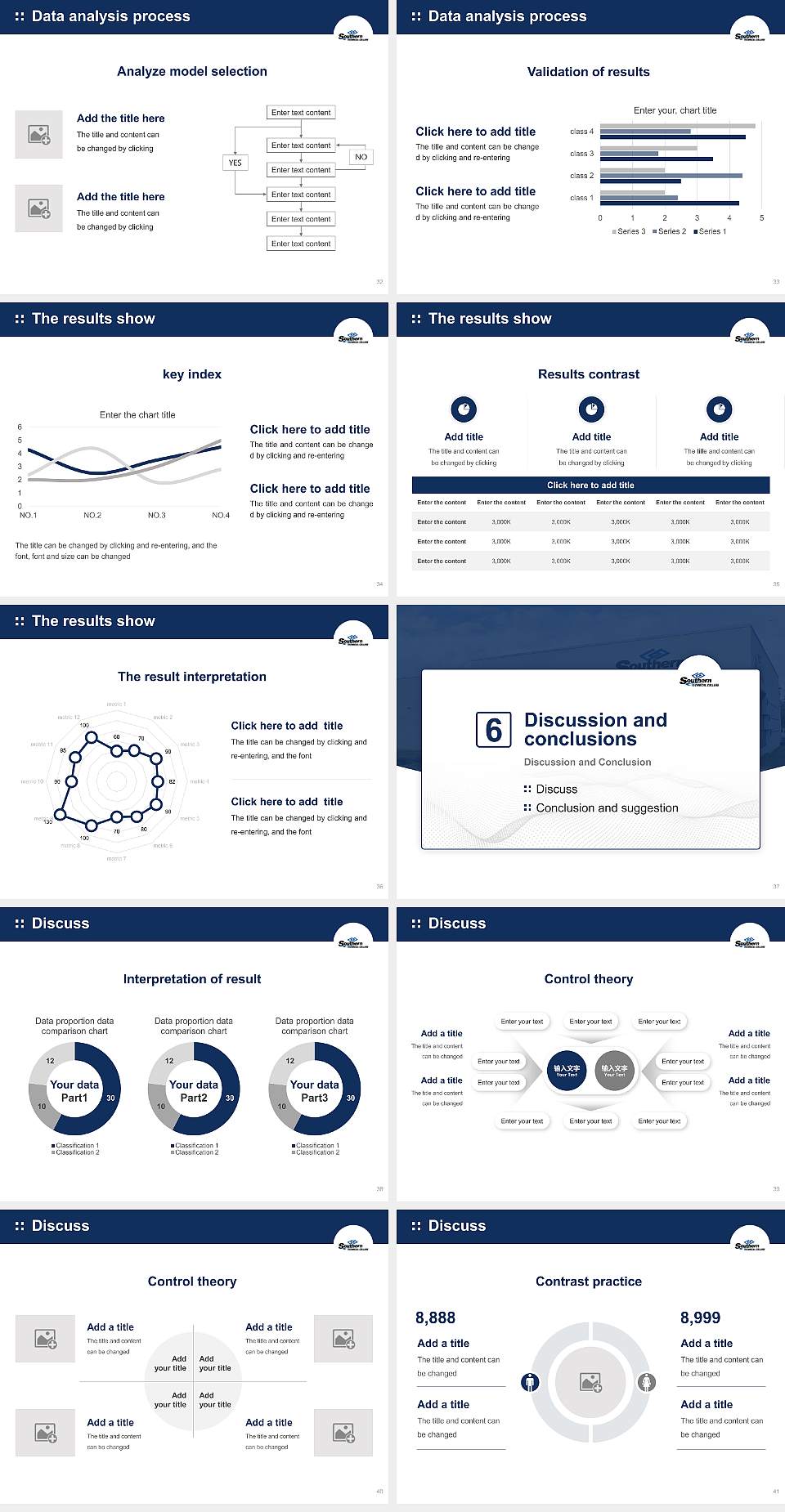 Southern Technical College Orlando Graduation Thesis Defense PPT Template4:3 ratio PPT effect preview image5