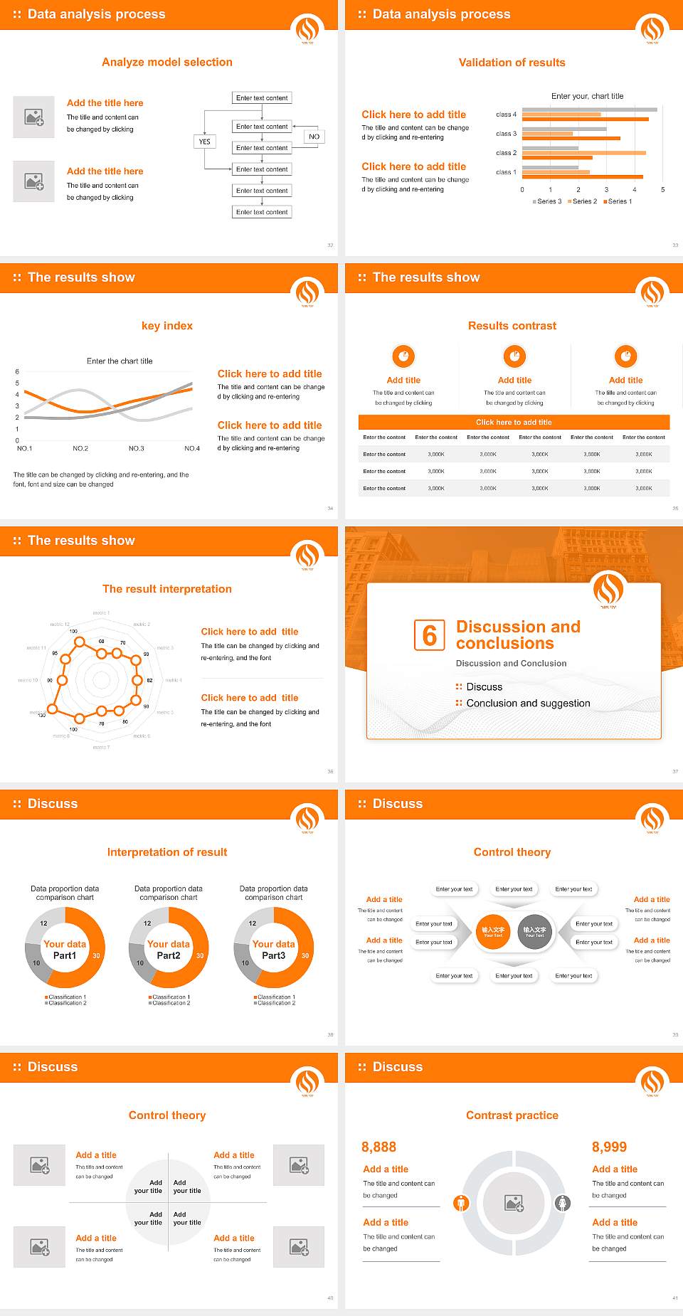 Spertus College Graduation Thesis Defense PPT Template4:3 ratio PPT effect preview image5