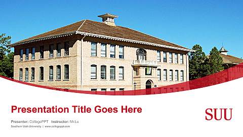 Southern Utah University Course/Courseware Creation PPT Template