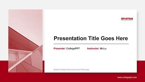 Spartan College of Aeronautics and Technology General Purpose PPT Template