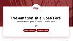 Southern Nazarene University Beursverdediging PPT-sjabloon