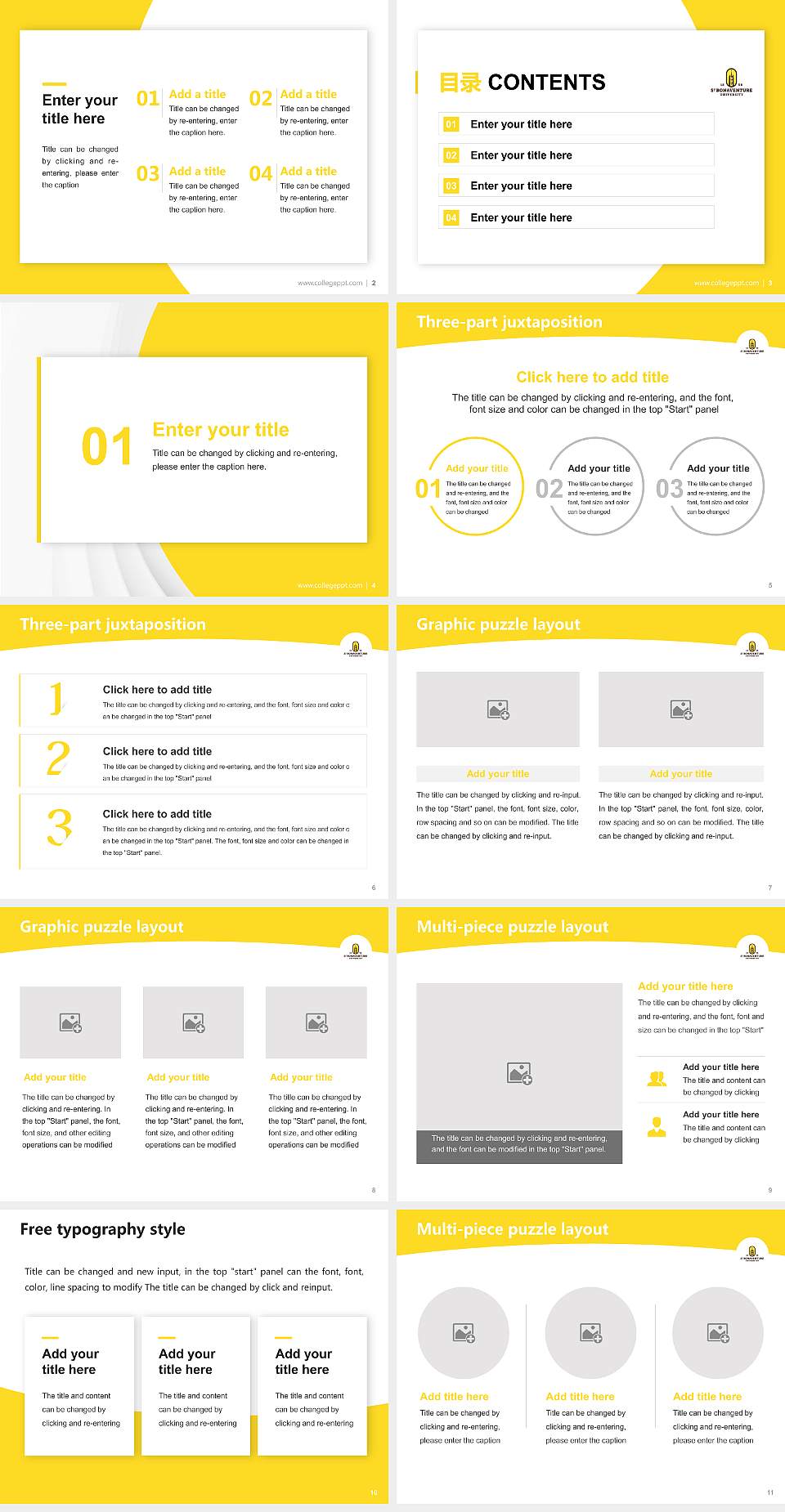St Bonaventure University Academic Presentation/Research Findings Report PPT Template4:3 ratio PPT effect preview image2