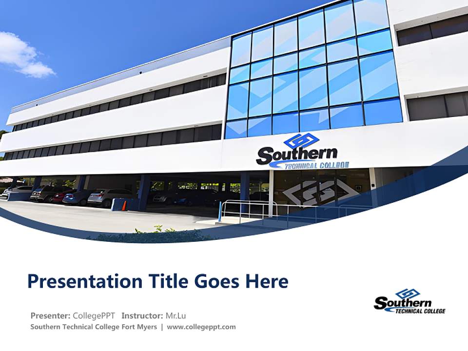 Southern Technical College Fort Myers Course/Courseware Creation PPT Template4:3 ratio PPT effect preview image5