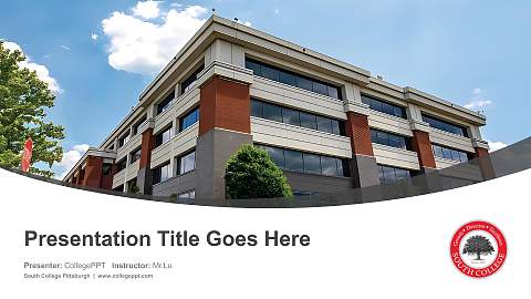 South College Pittsburgh Course/Courseware Creation PPT Template