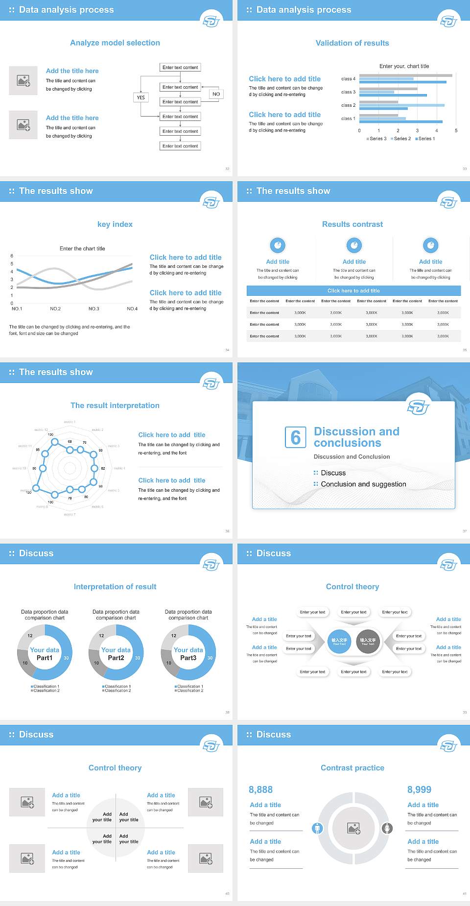 Southern University and a & M College Graduation Thesis Defense PPT Template4:3 ratio PPT effect preview image5