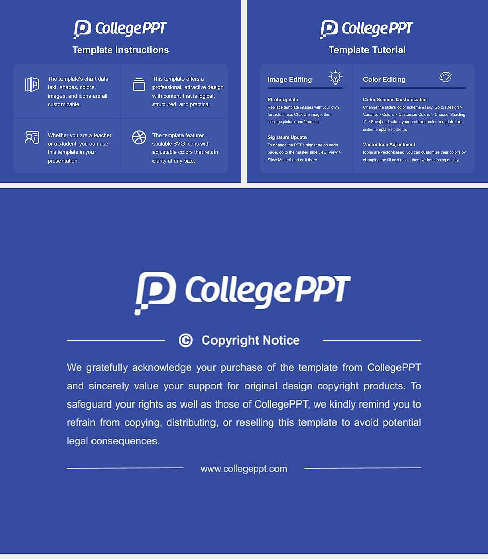 Southern Methodist University Course/Courseware Creation PPT Template4:3 ratio PPT effect preview image5